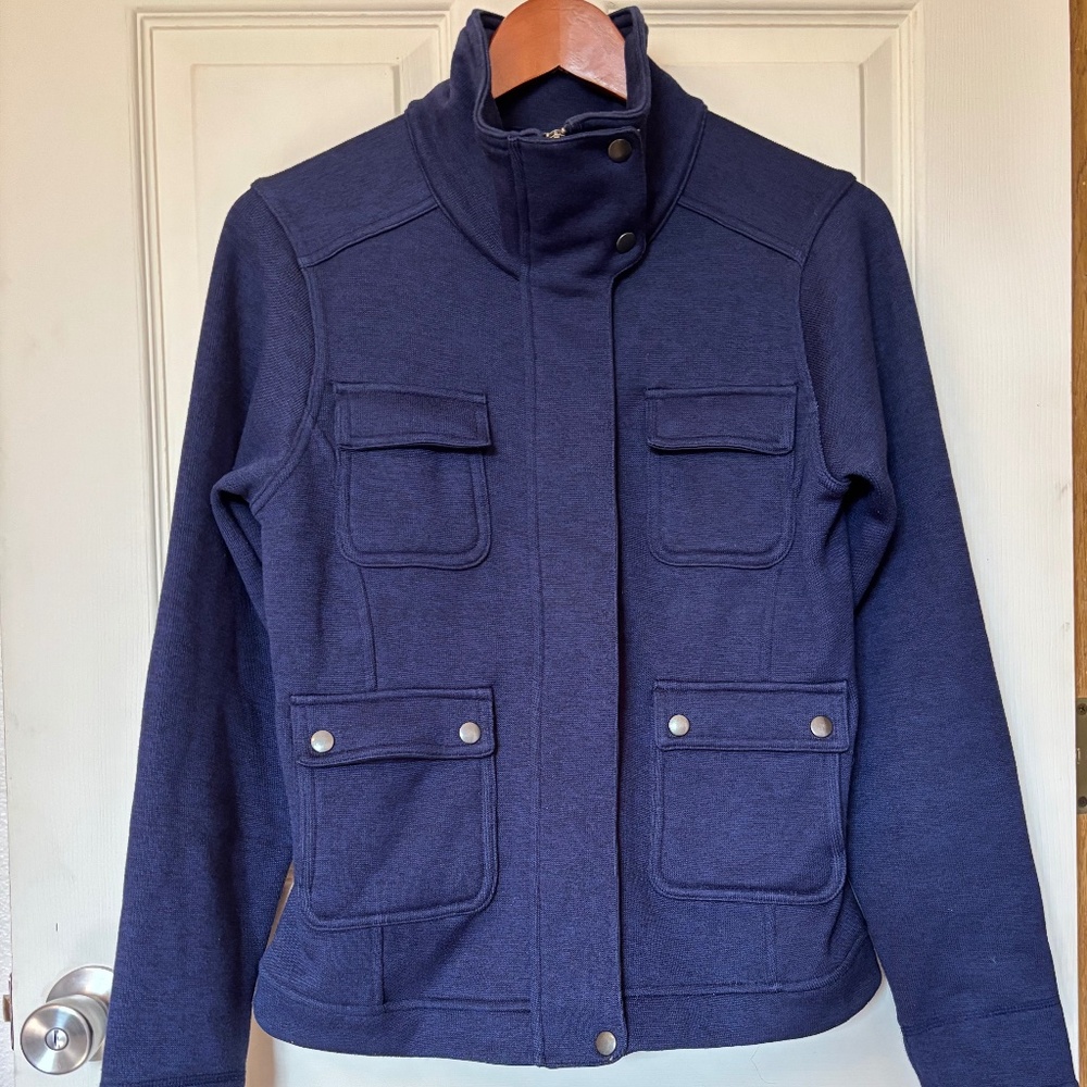 Patagonia Better Sweater Navy Blue Utility Jacket Small